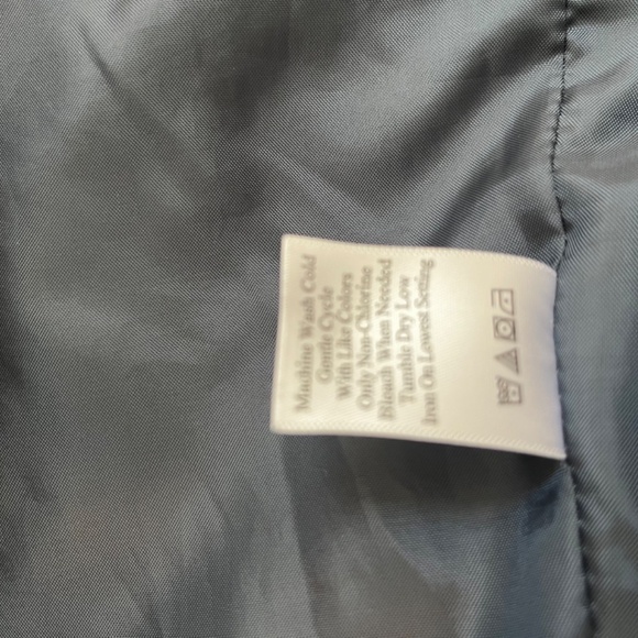 Navy blue soft microsuede Jacket - Picture 5 of 5